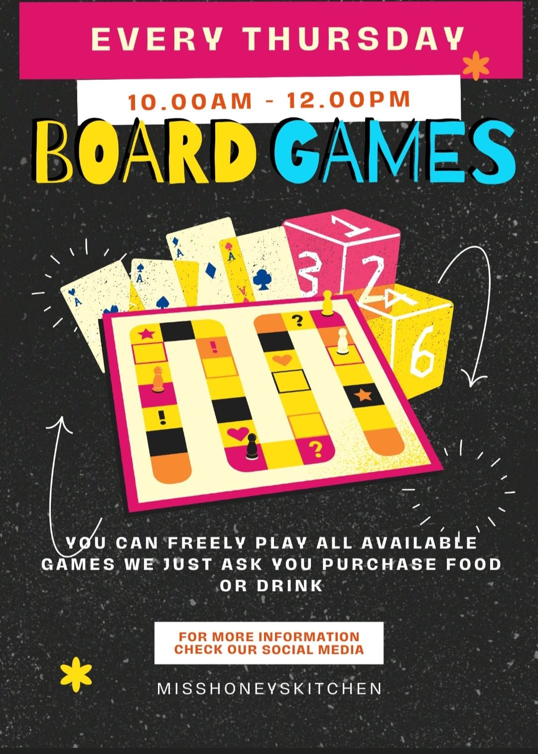 Boardgames for all - meet new people 