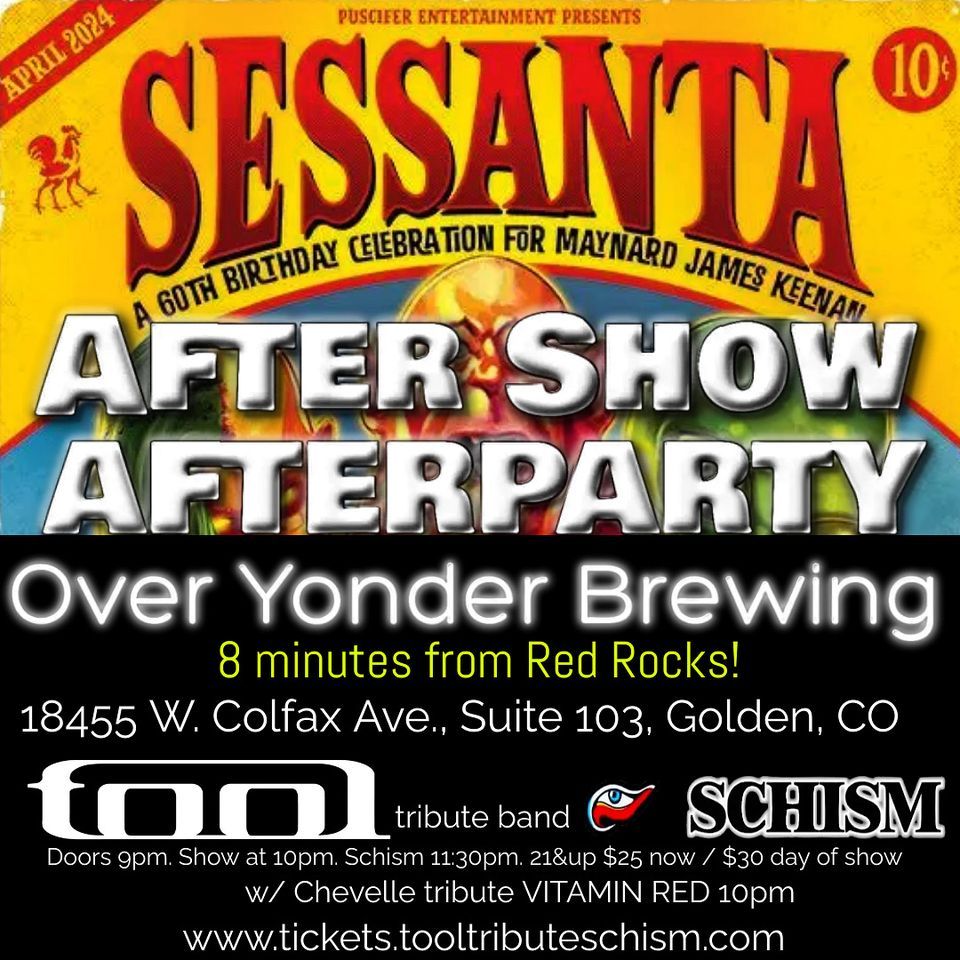 Sessanta After Show w\/Tool Tribute Band Schism