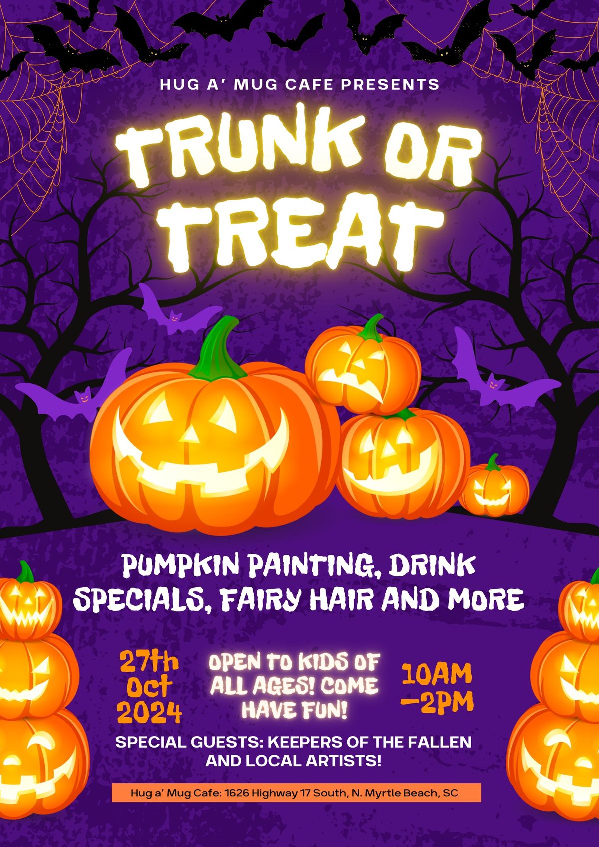 Trunk or Treat at Hug a\u2019 Mug