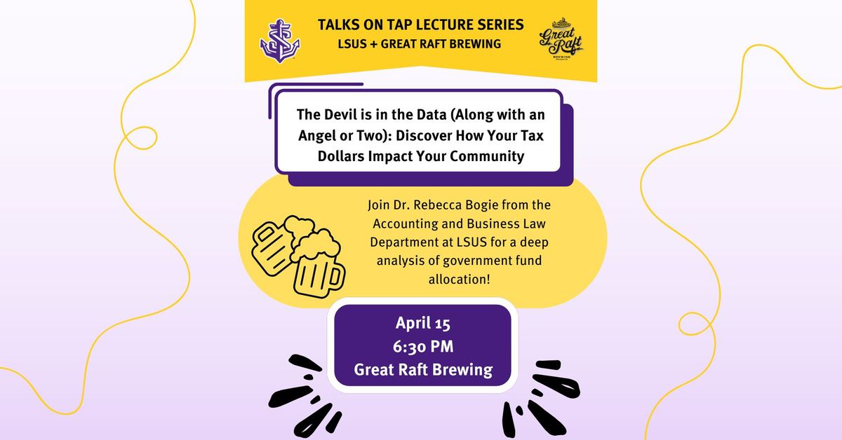 Talks on Tap: Dr. Rebecca Bogie