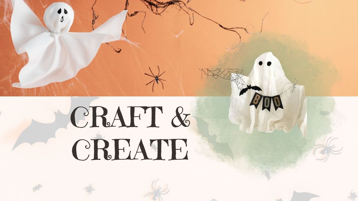 Craft & Create: BOO-tiful Cheesecloth Ghost  Workshop