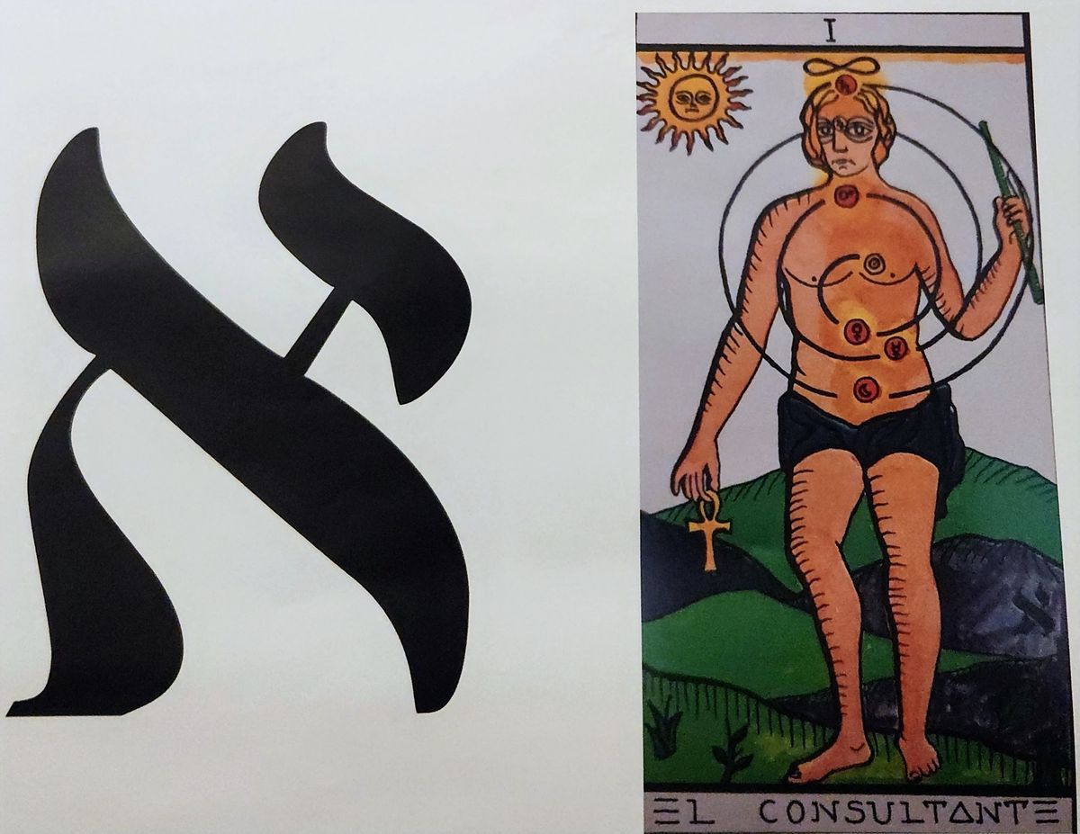 Chant vibratoire des lettres h\u00e9bra\u00efques et Tarot