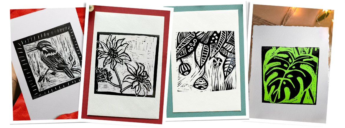 Lino Christmas Card Workshop