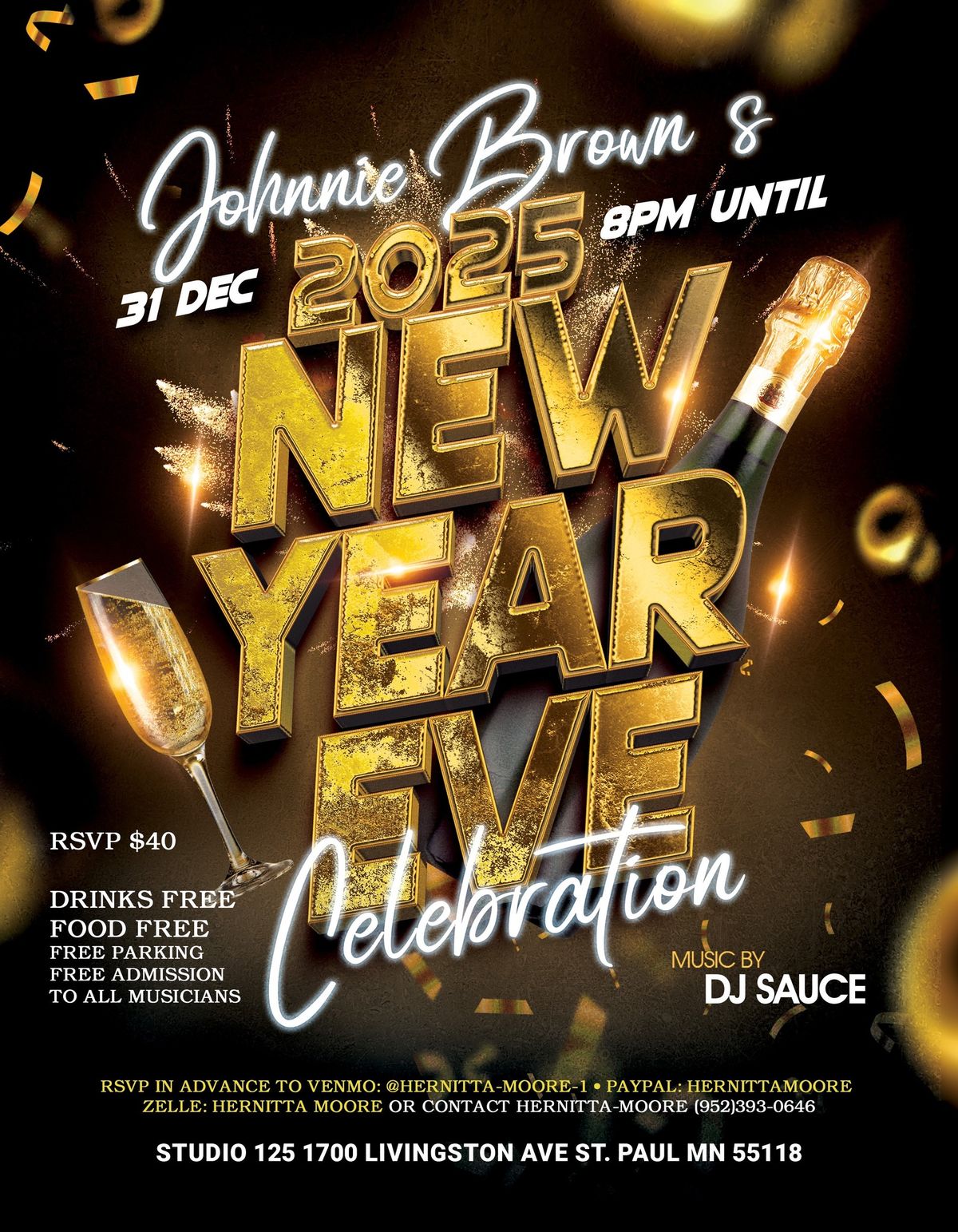 Johnnie Brown\u2019s NYE Celebration