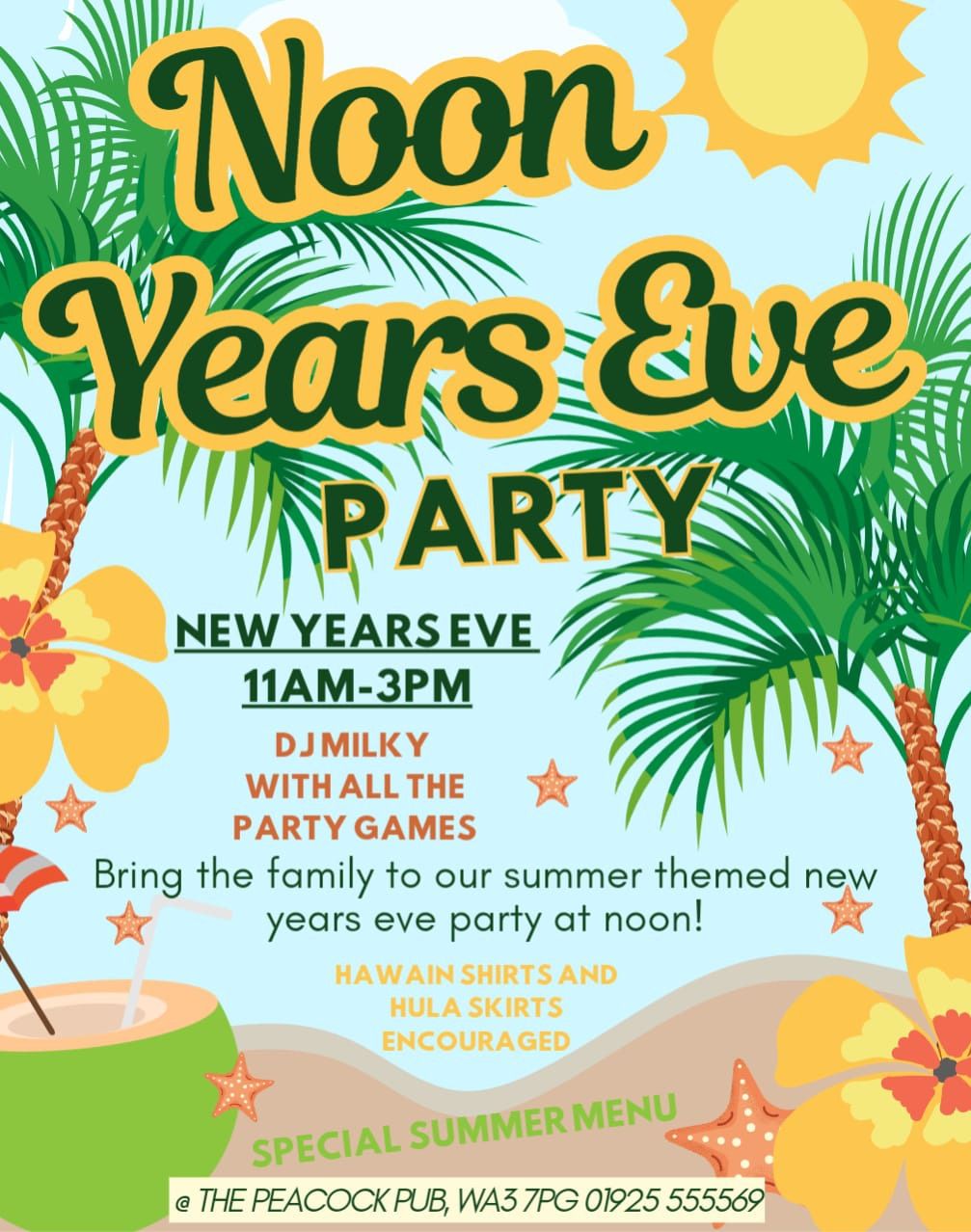 Noon Year\u2019s Eve Party