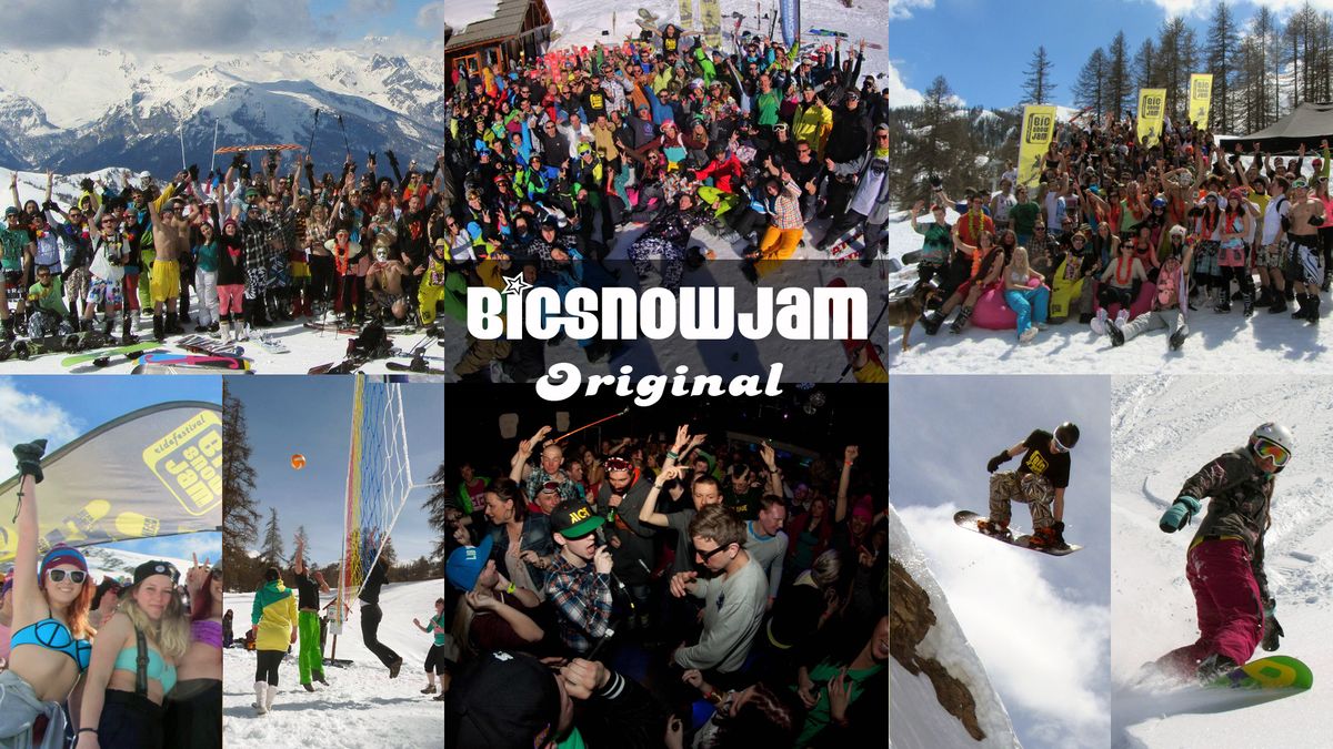 BigSnowJam Original 2025 @ Les Orres - origin\u00e1ln\u00ed alpsk\u00e1 eskap\u00e1da od 7590K\u010d (299\u20ac) v\u010detn\u011b skipasu 