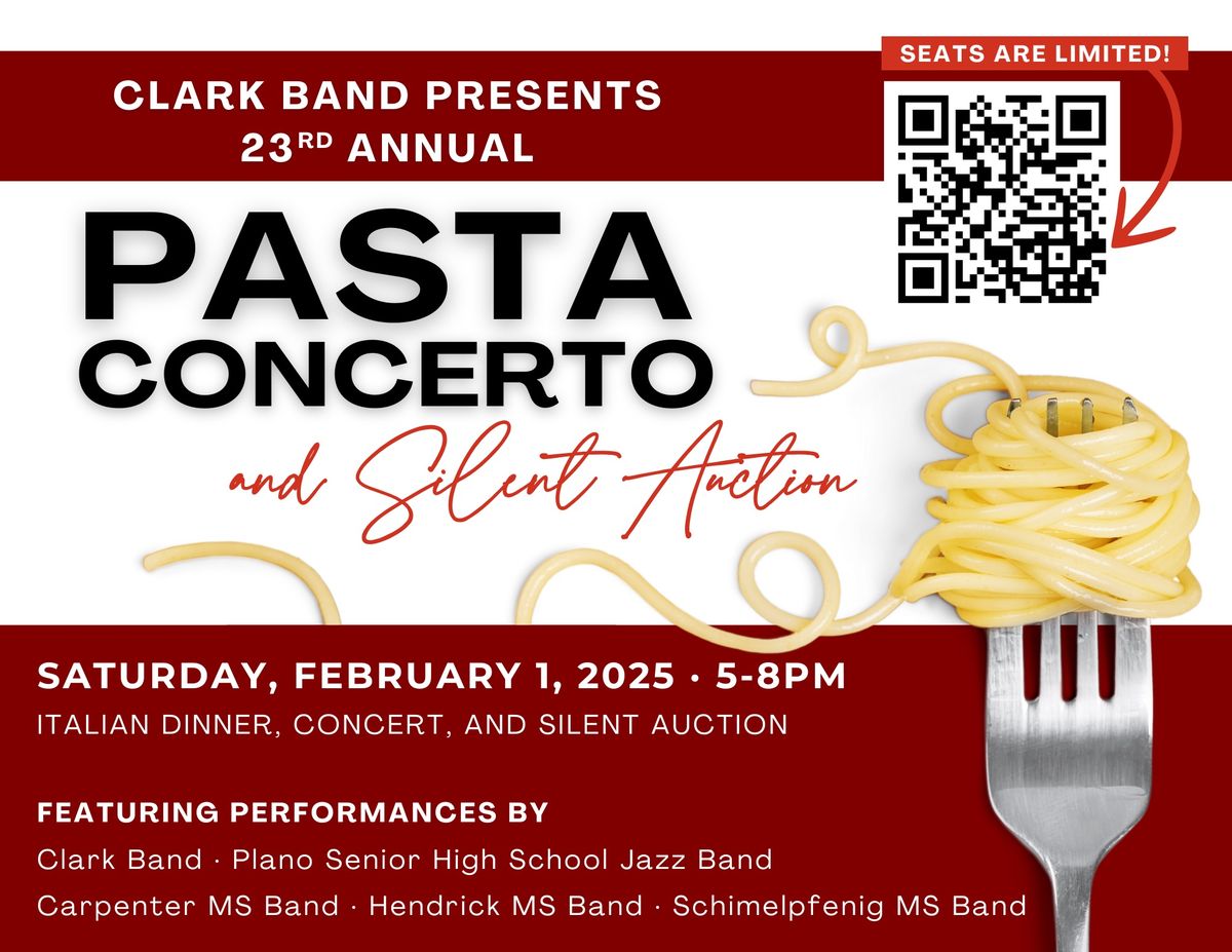 23rd Annual PASTA CONCERTO and Silent Auction