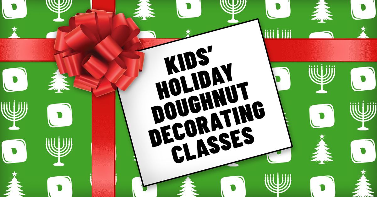 KIDS' HOLIDAY DOUGHNUT DECORATING CLASS