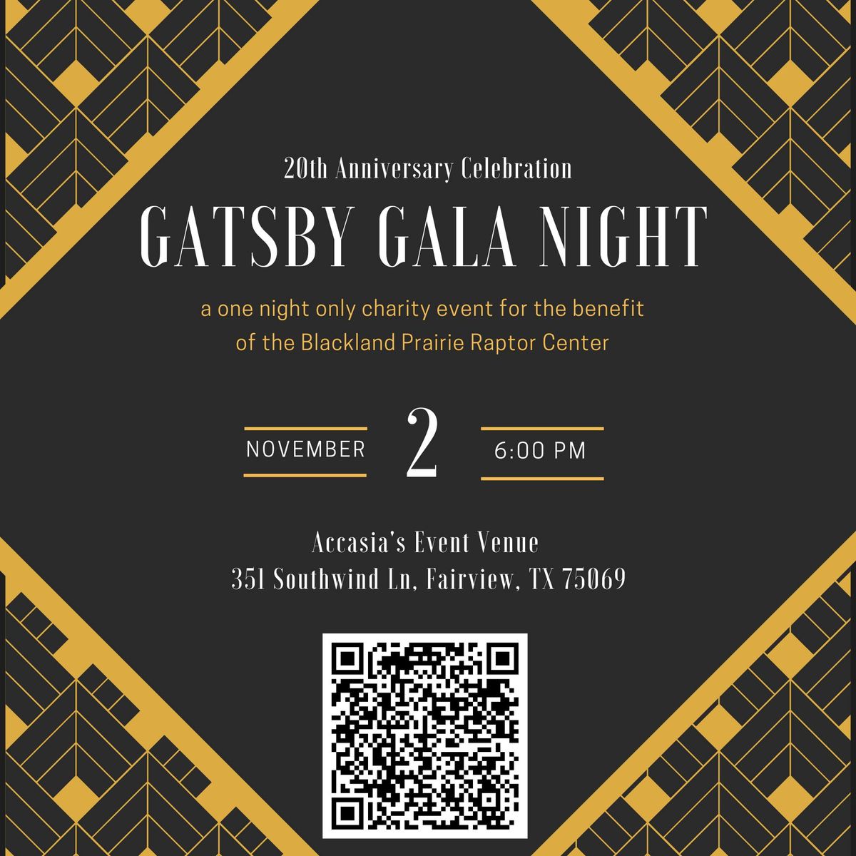 20th Anniversary - Gatsby Gala Night