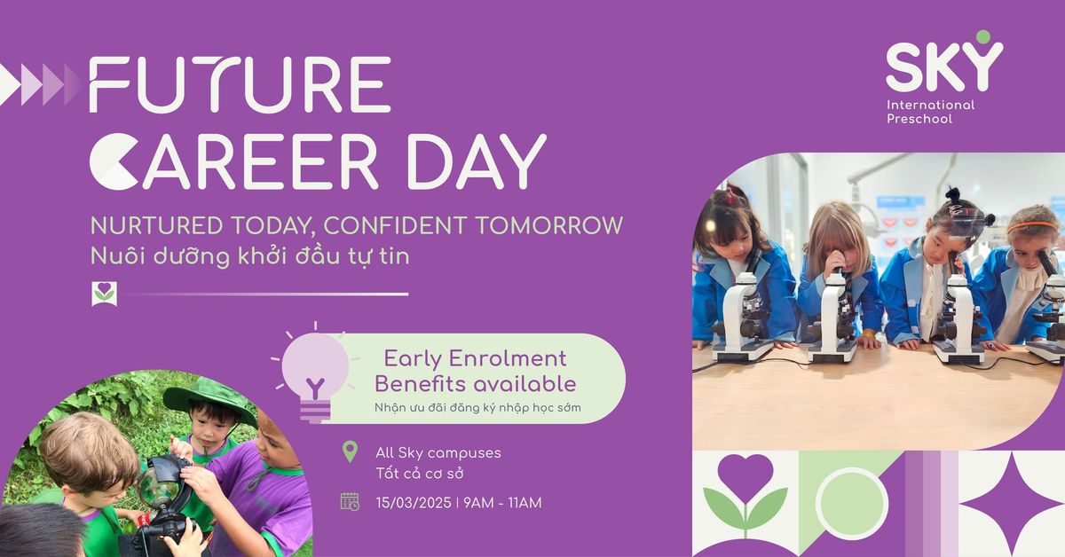 FUTURE CAREER DAY @ SKY \ud83d\udca1| NG\u00c0Y H\u1ed8I NGH\u1ec0 NGHI\u1ec6P T\u01af\u01a0NG LAI @ SKY \ud83d\udca1