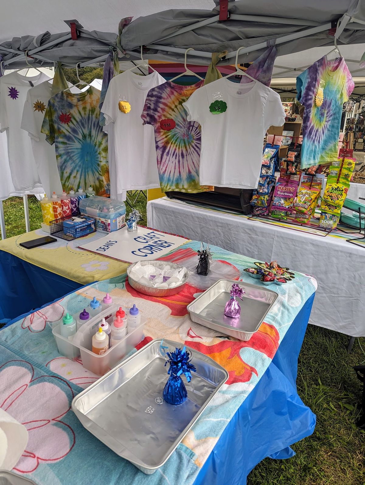 Make-n-Take Tie-dye at Beckman Farms Fall Market