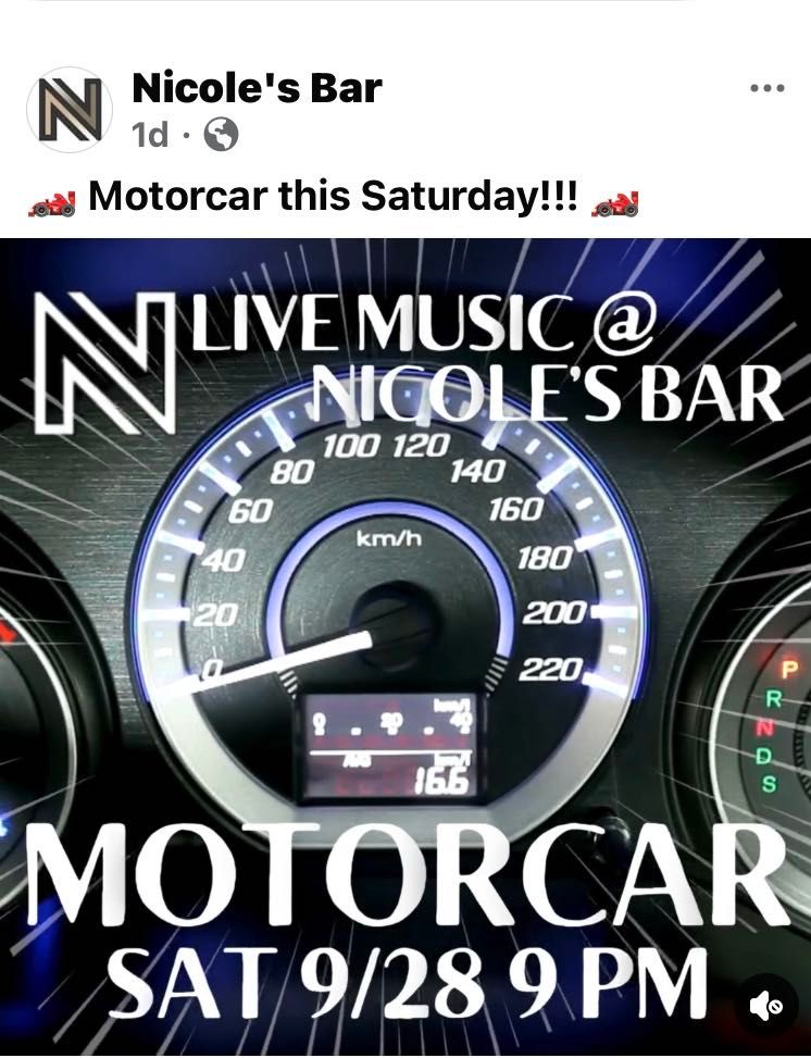 Motorcar at Nicole's Bar