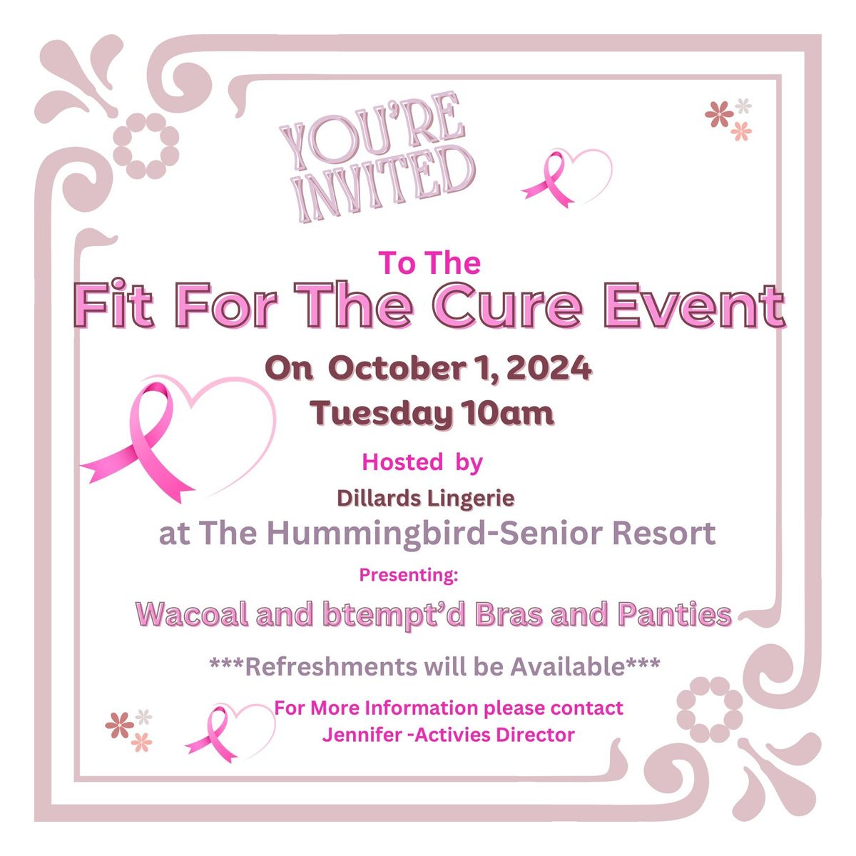 Fit For the Cure Event