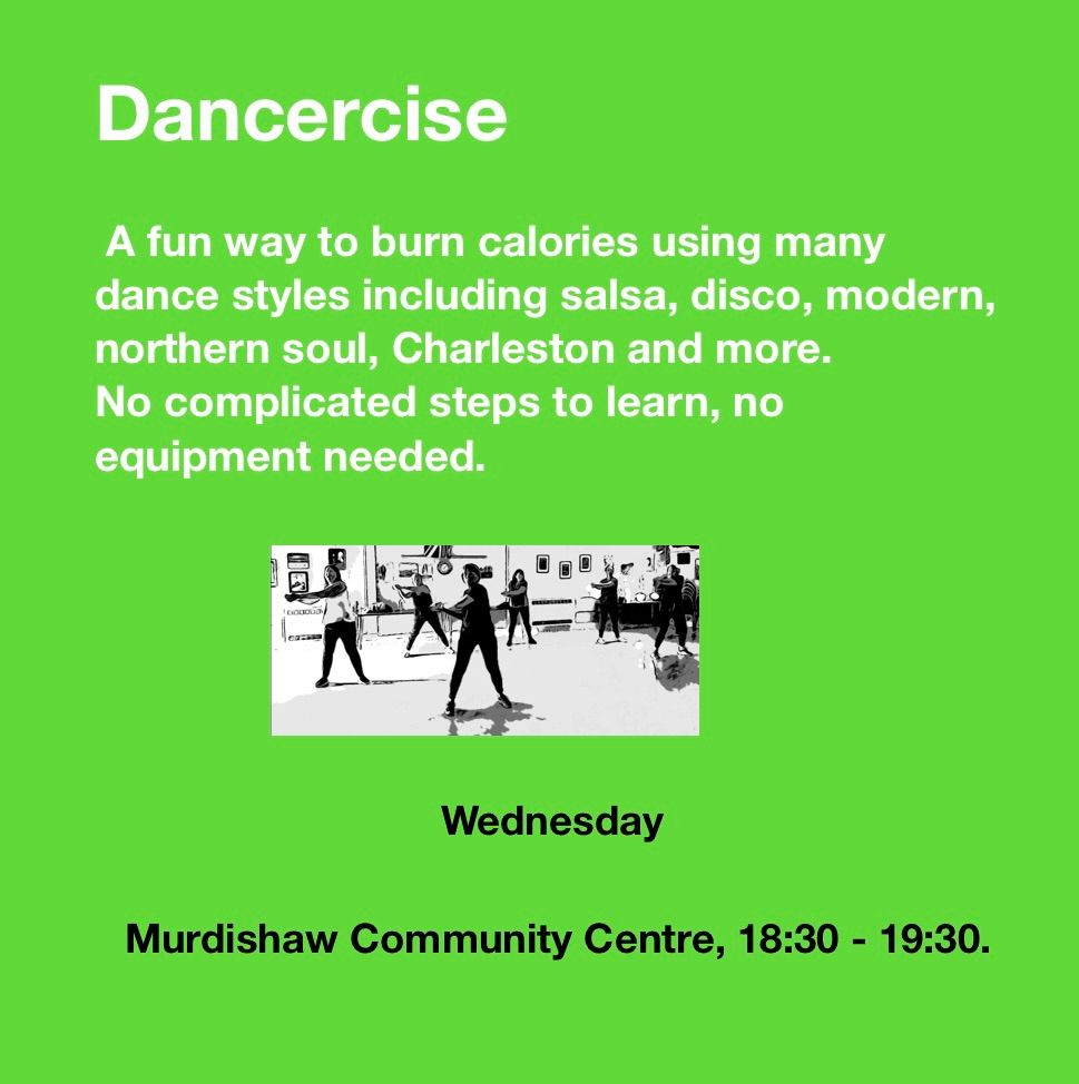 Dancercise, dance based exercise class 