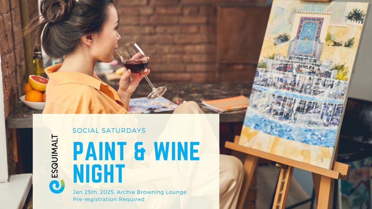 Social Saturdays-Paint & Wine Night