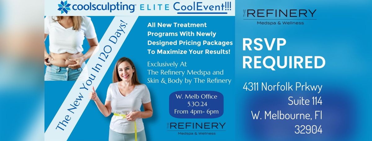 The New You In 120 DAYS CoolSculpting Elite Event