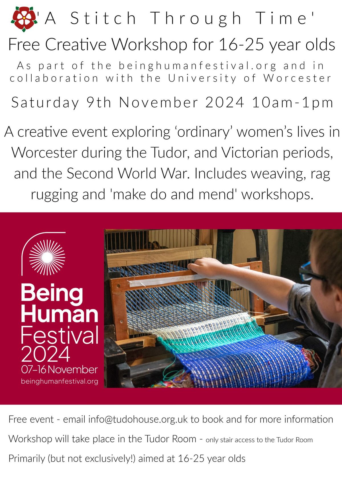 Creative Workshop - 'A Stitch Through Time': Making a History of Worcester's Women