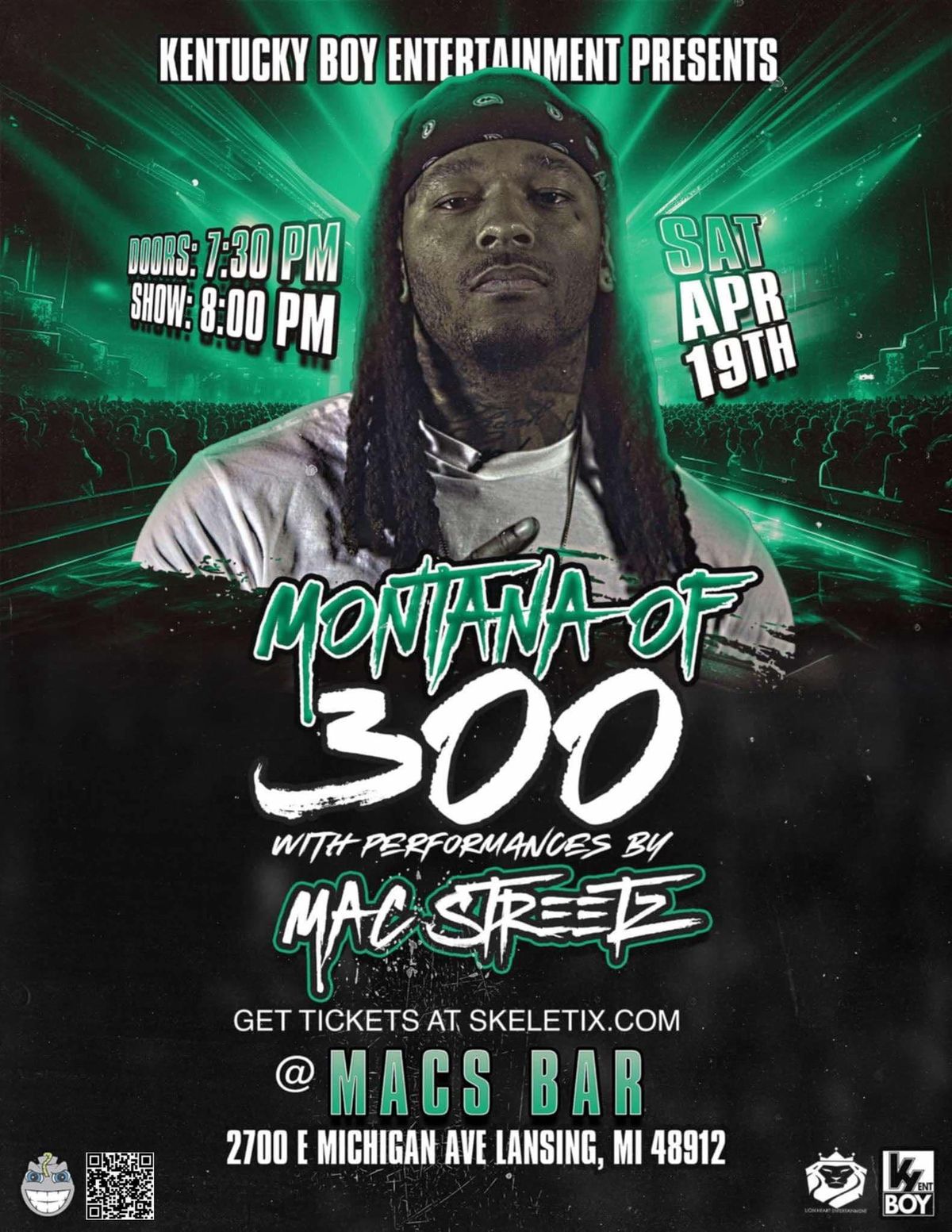 MONTANA OF 300 LIVE AT MAC'S BAR!