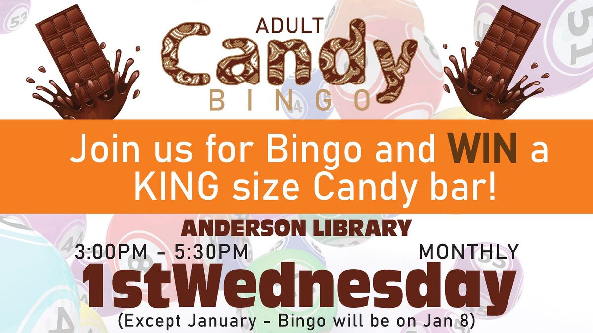 Candy BINGO at the Anderson Library