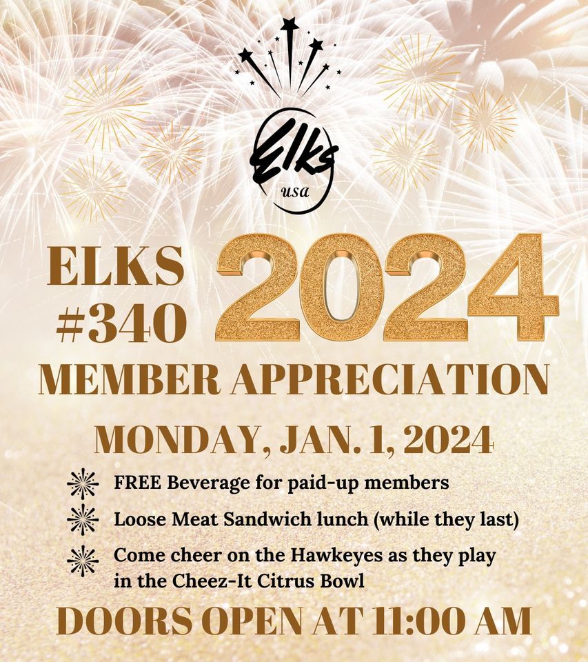 Elks 340 Member Appreciation Day 2024, Elks Lodge 340, Oskaloosa, 1