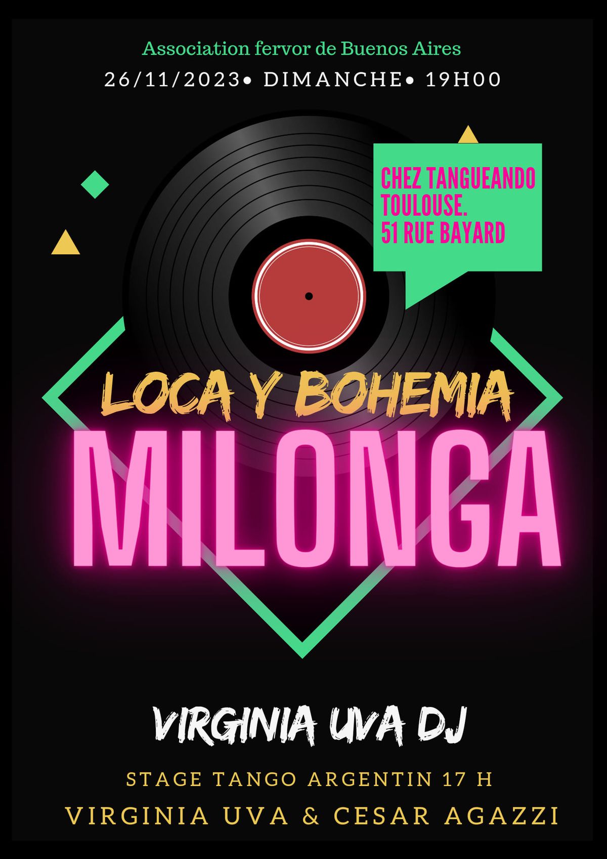 loca y bohemia Milonga 