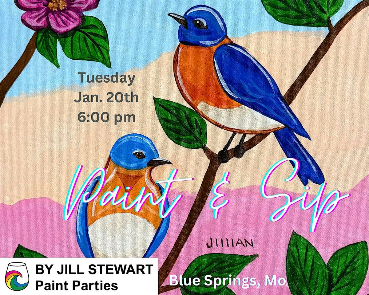 Bluebirds Paint Party
