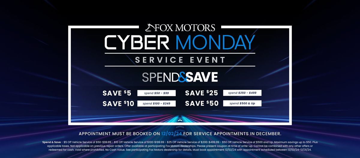 Cyber Monday Service Event 