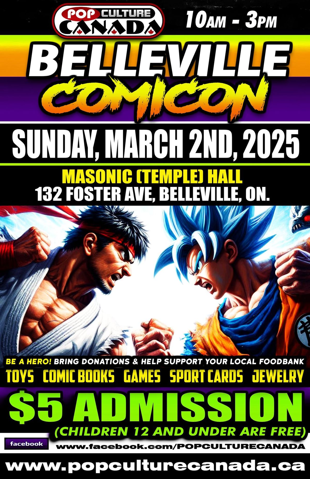 Belleville Comicon : March 2nd 2025