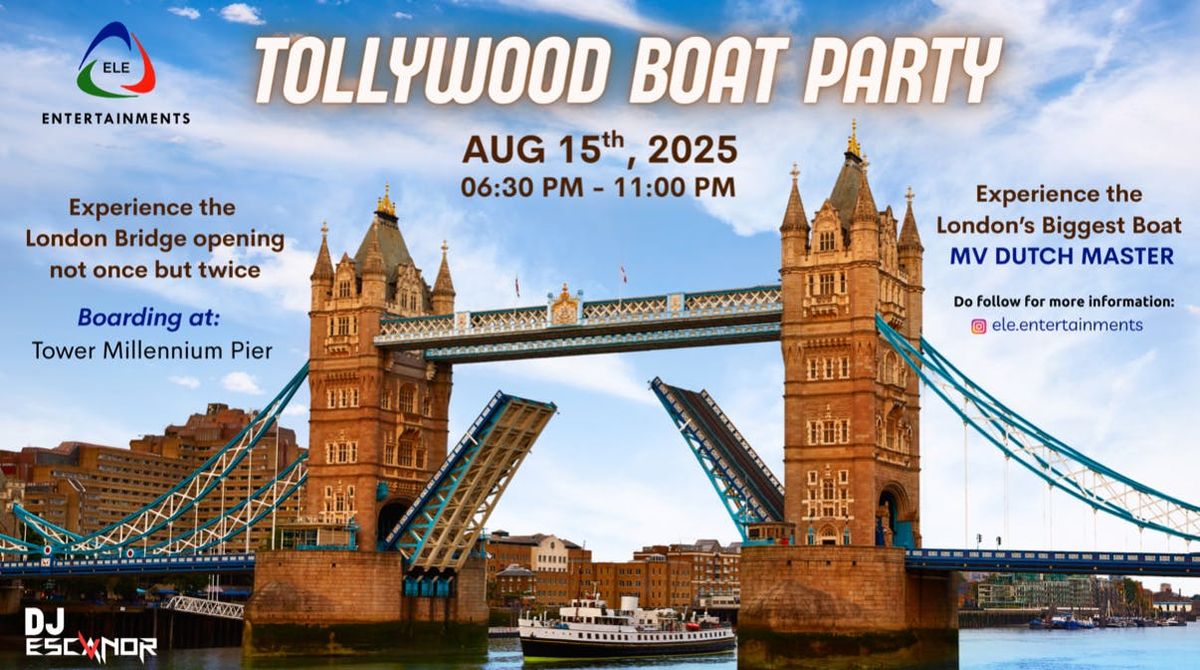 TOLLYWOOD BOAT PARTY BY ELE.ENTERTAINMENTS