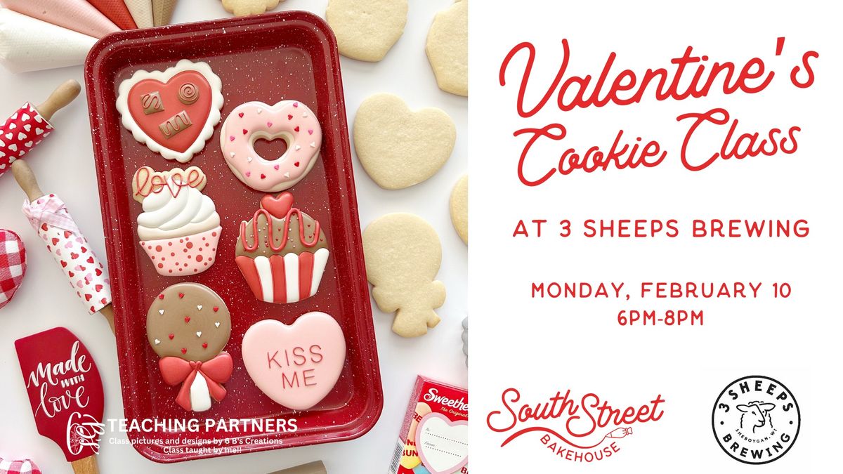 Valentine's Cookie Class @ 3 Sheeps