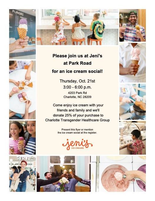 Ice Cream Social Fundraiser at Jeni's Ice Cream