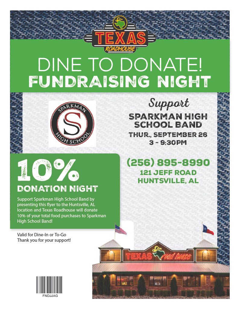 Texas Roadhouse Spirit Night