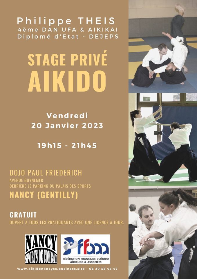 Stage Aikido Philippe THEIS Nancy-Gentilly, Centre sportif Paul ...