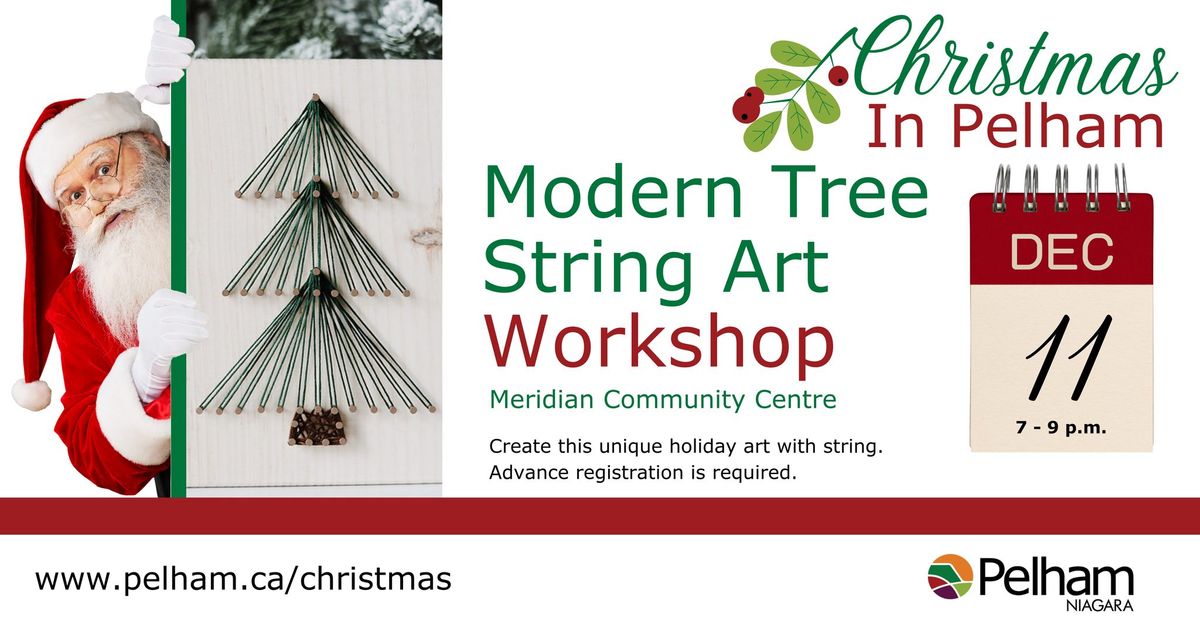 Modern Tree String Art Workshop at the MCC