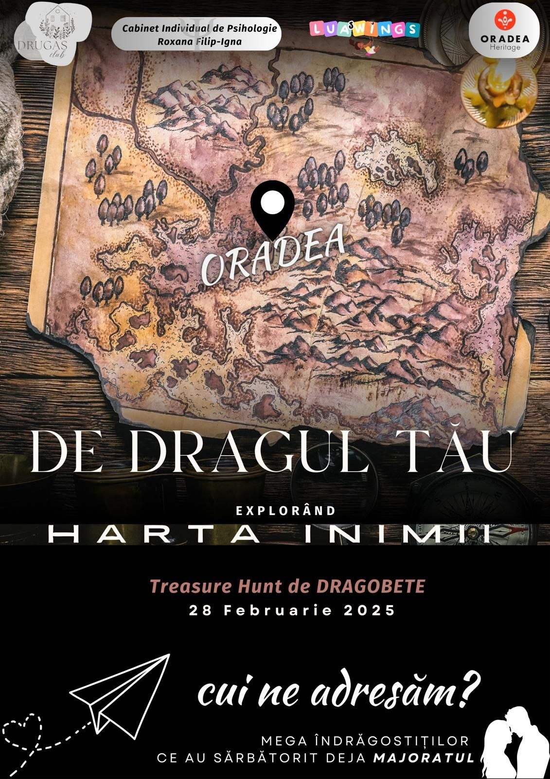 \u201cDe dragul t\u0103u\u201d - Treasure Hunt de Dragobete 