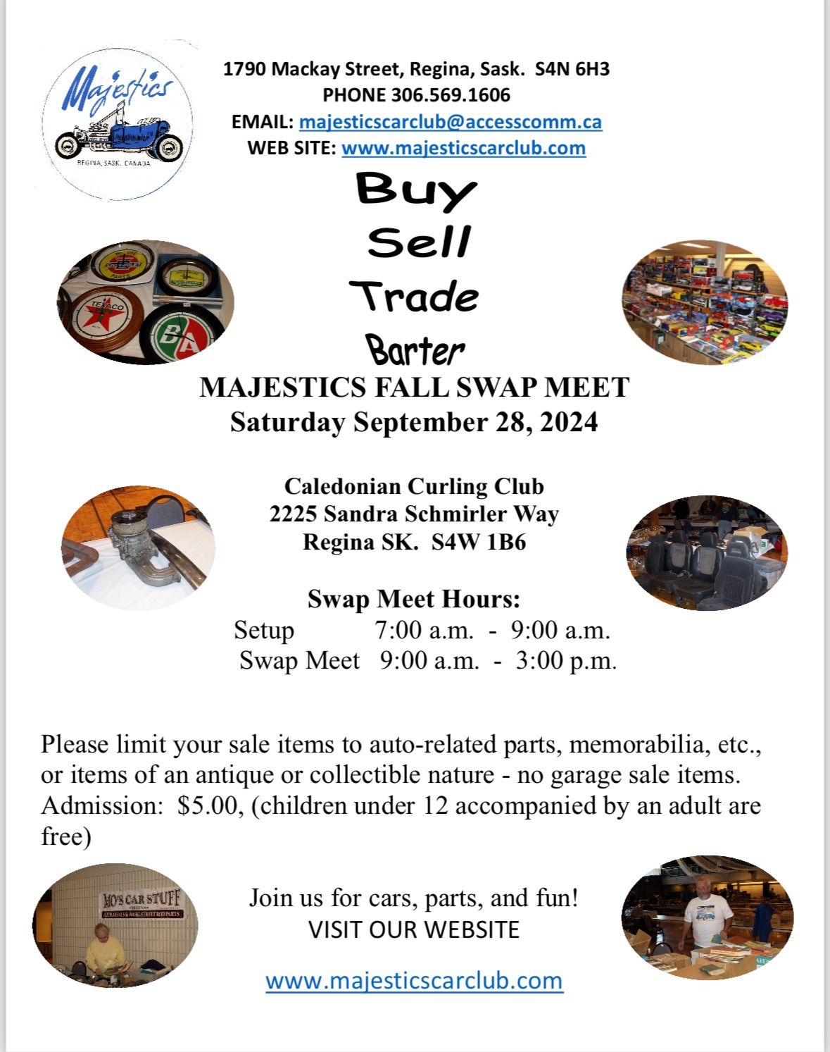 Majestics 2024 Swap Meet 