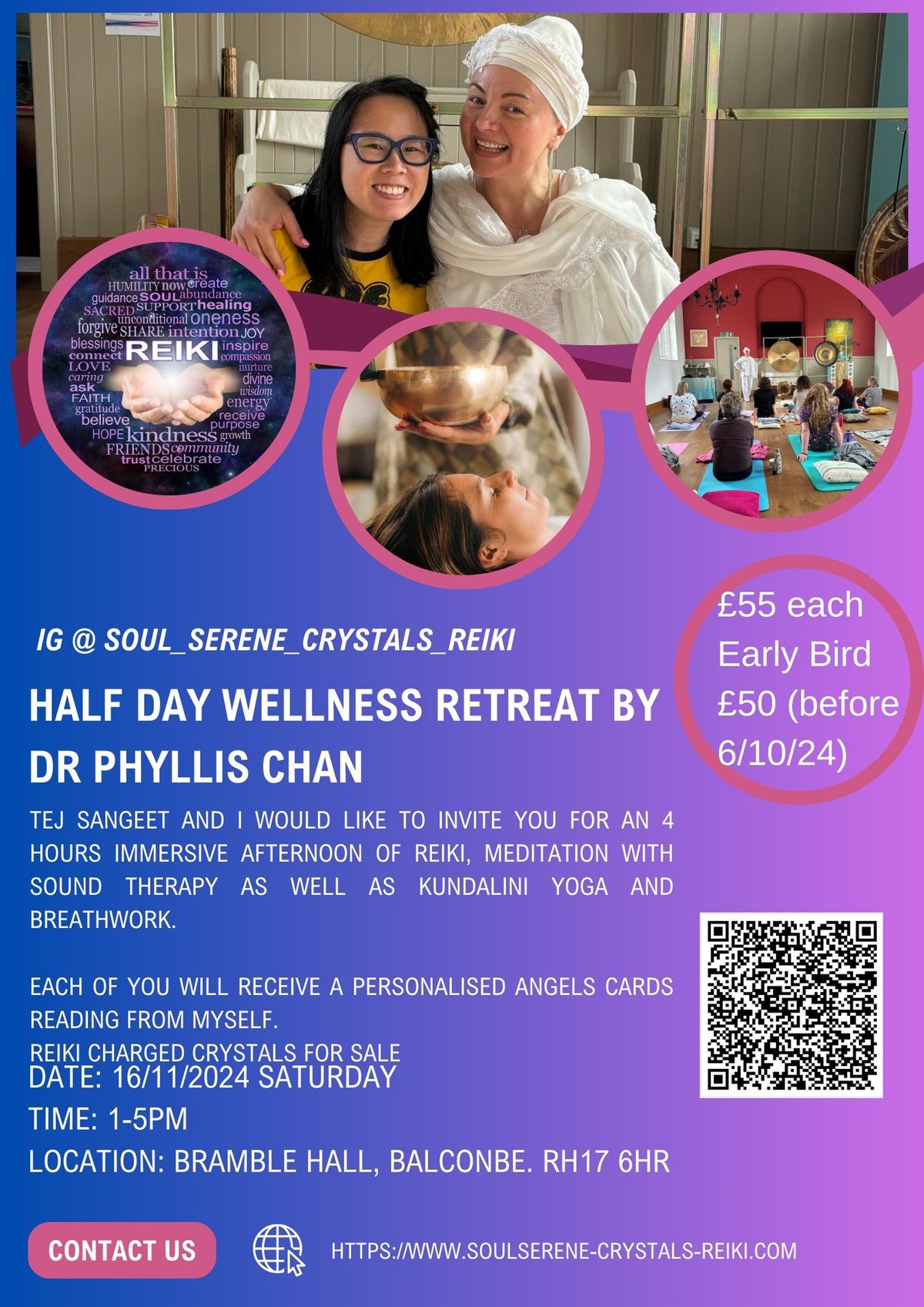 Half Day Wellness Retreat by Dr Phyllis Chan 