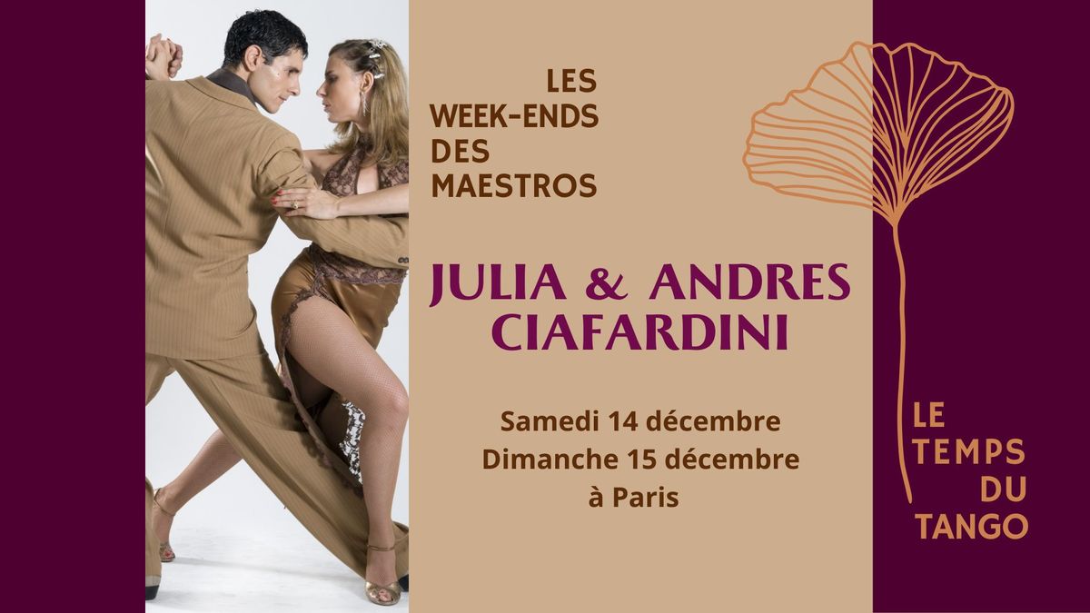 Week-end des Maestros - Julia et Andres Ciafardini