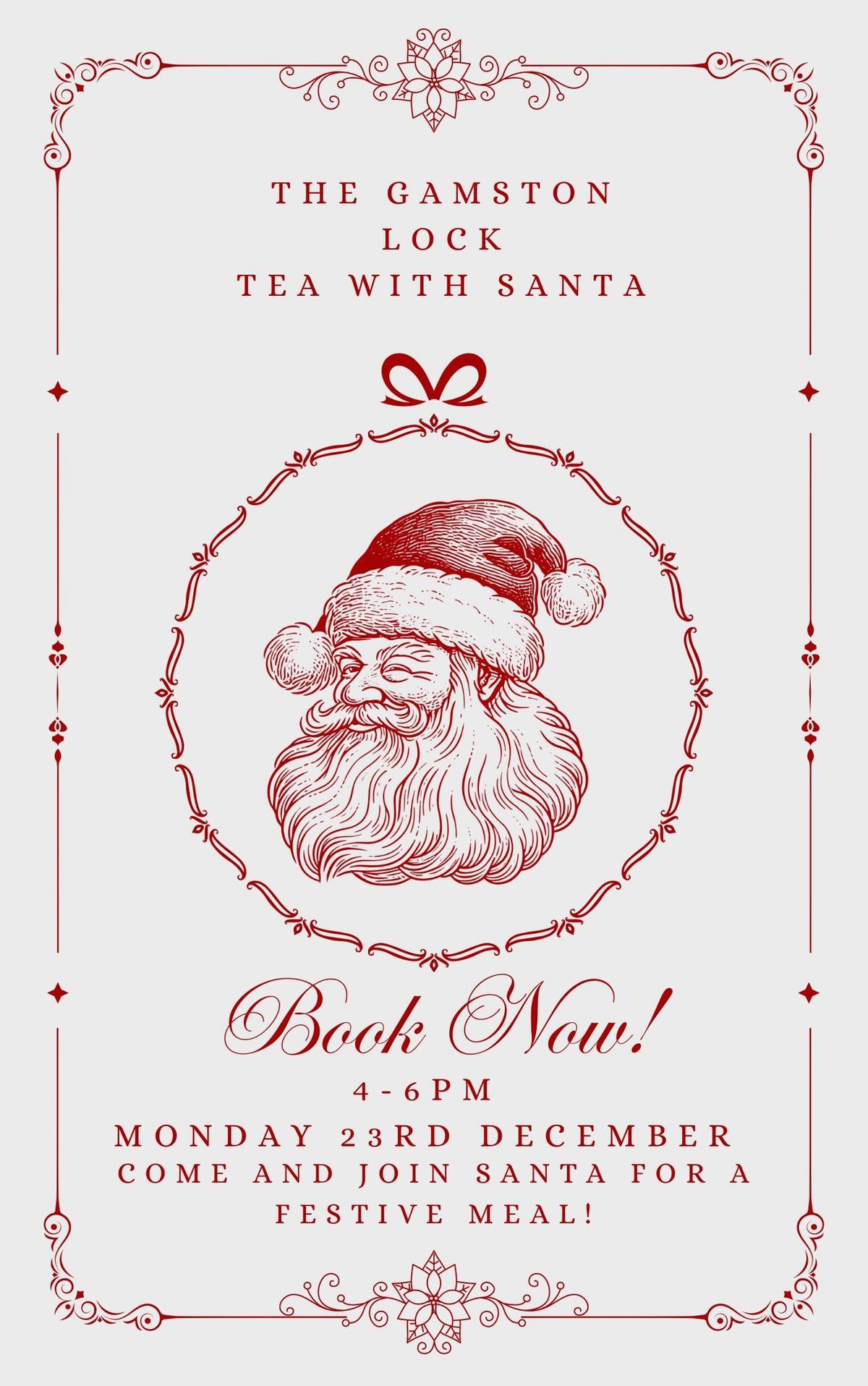 Tea with Santa \ud83c\udf85\ud83c\udffc