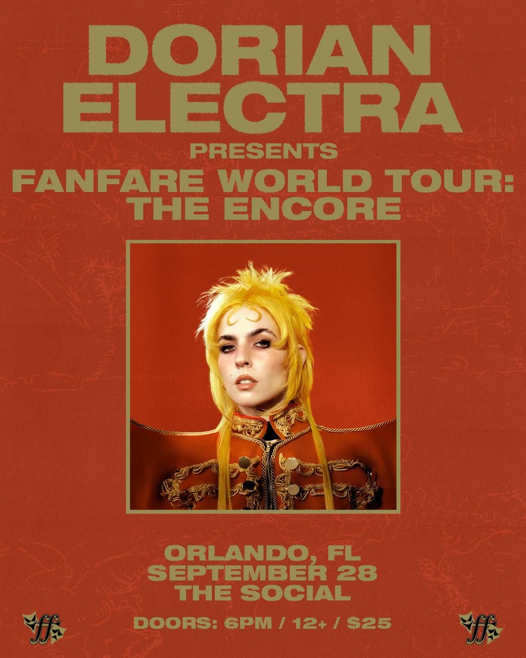 DORIAN ELECTRA | FANFARE WORLD TOUR: THE ENCORE