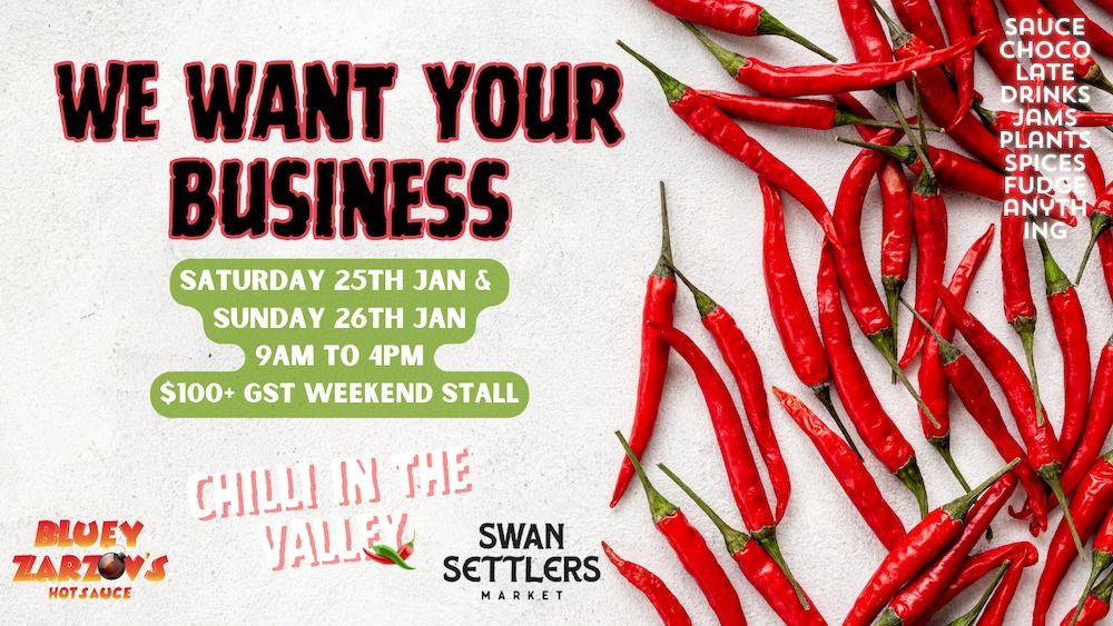 Calling all Chilli & Hot Sauce Vendors