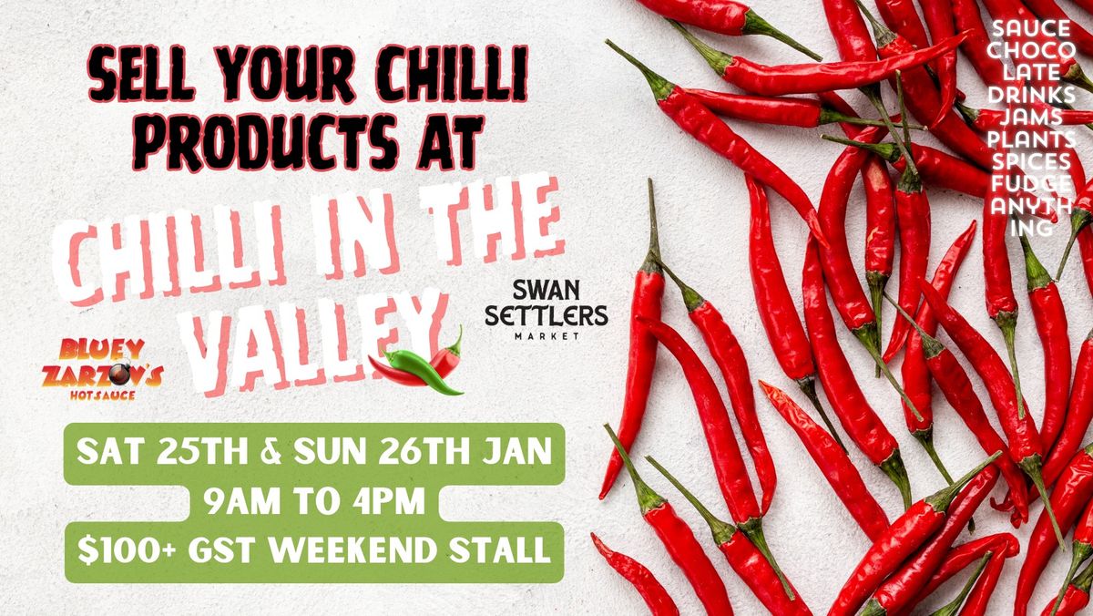 Calling all Chilli & Hot Sauce Vendors