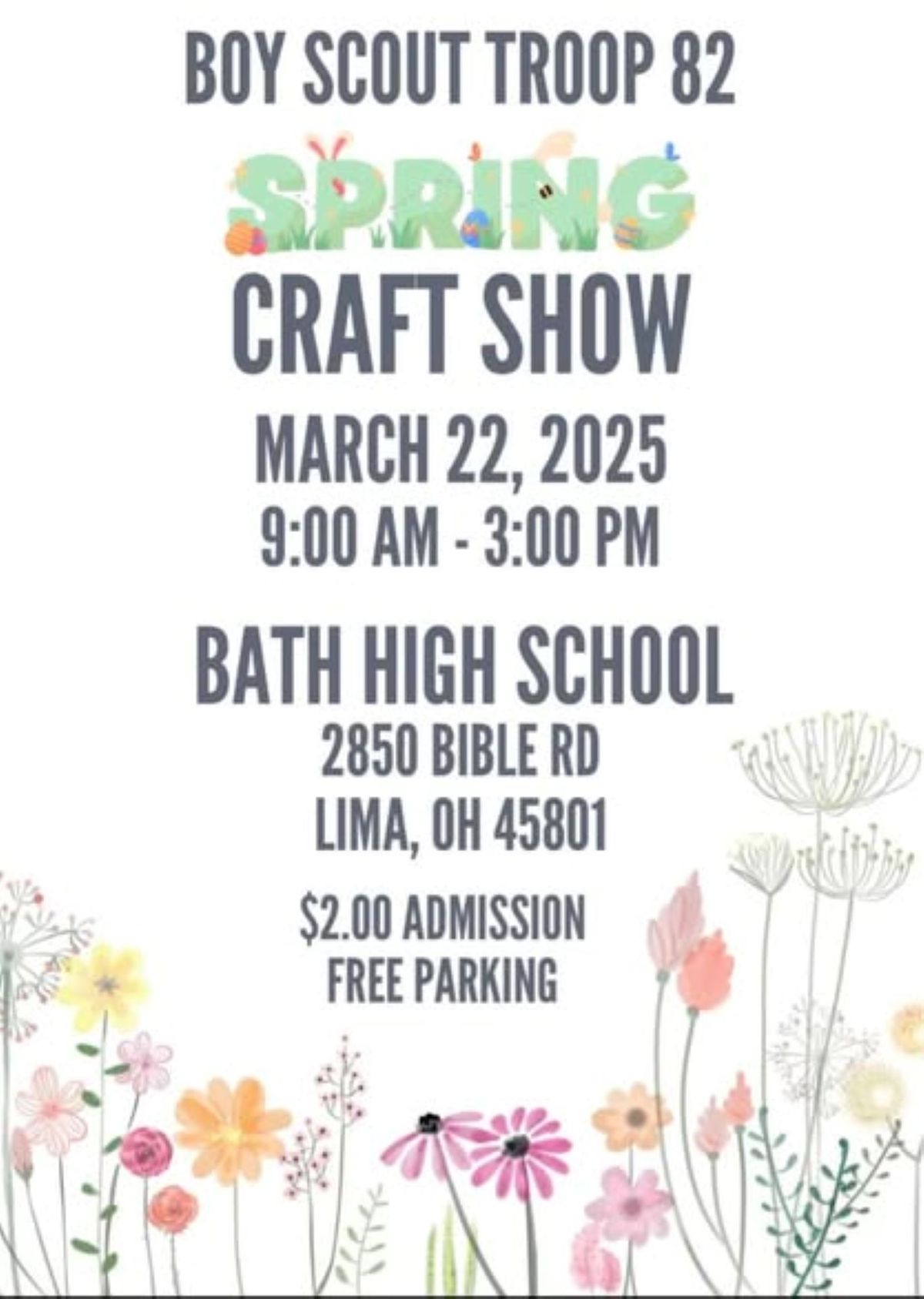 Bath Troop 82 Craft Show