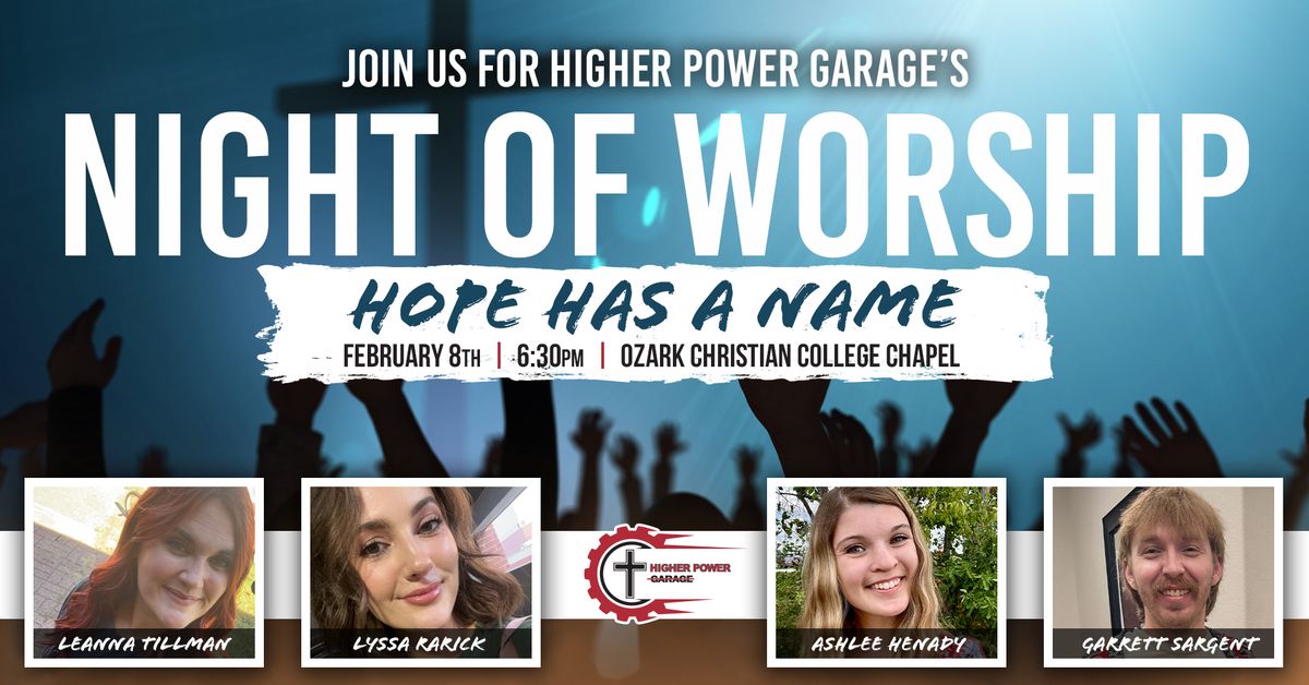 Night Of Worship: Hope Has A Name