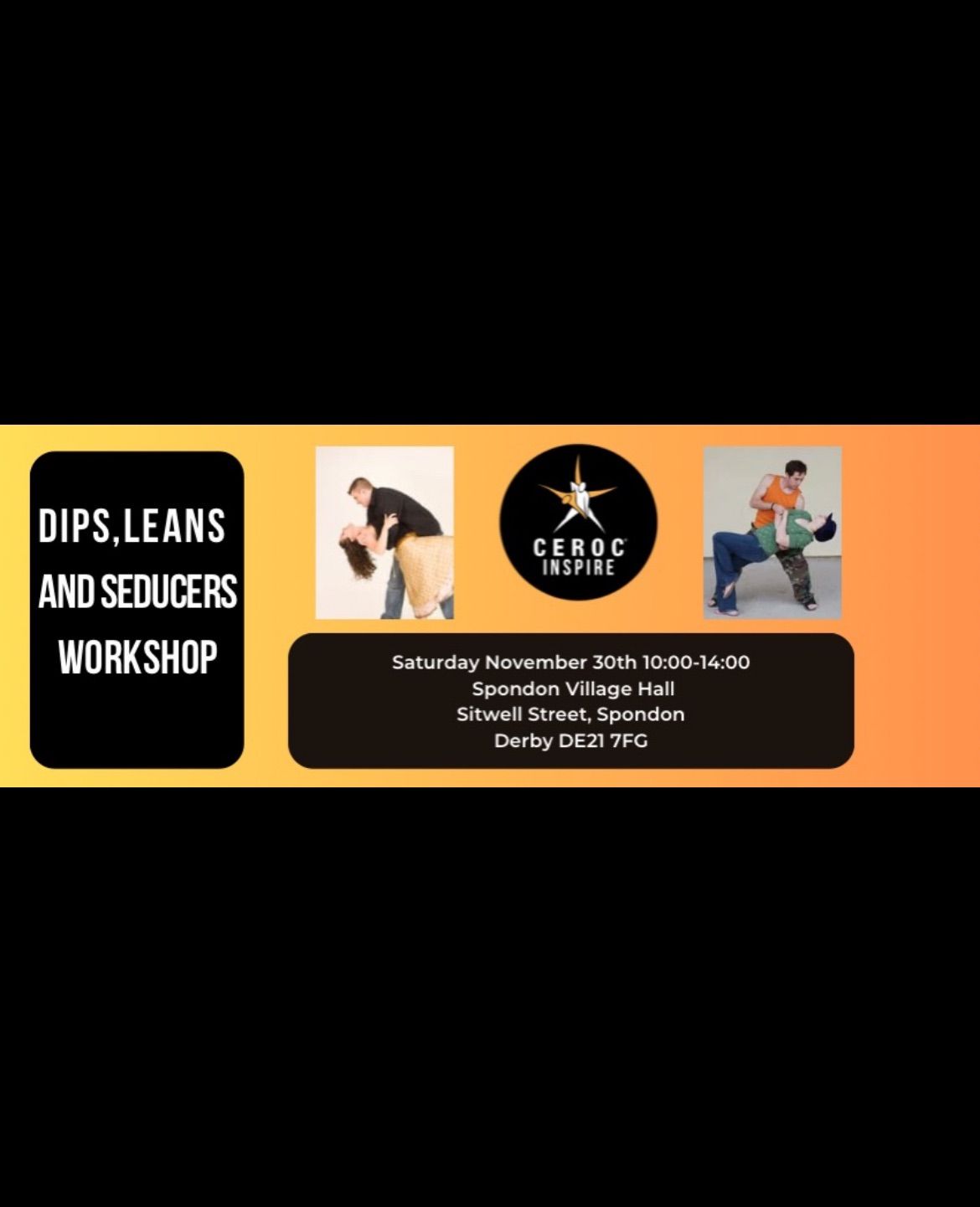 Dips, Drops and Leans Workshop **FIXED COUPLES ONLY**