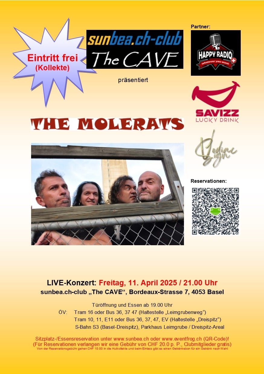 The Molerats live @ the cave