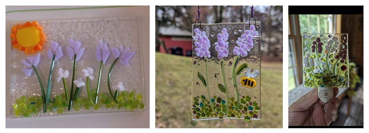 Lavender Fields Fused Glass Workshop - Pinckney