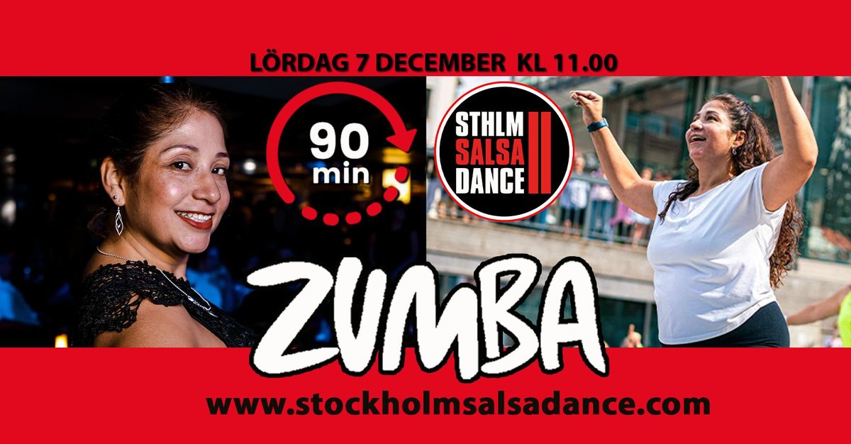 Red & Black Zumba 90 min med Rocio