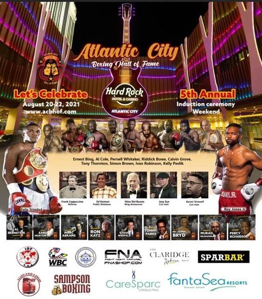 Atlantic City Boxing Hall of Fame 5th Induction Celebration
