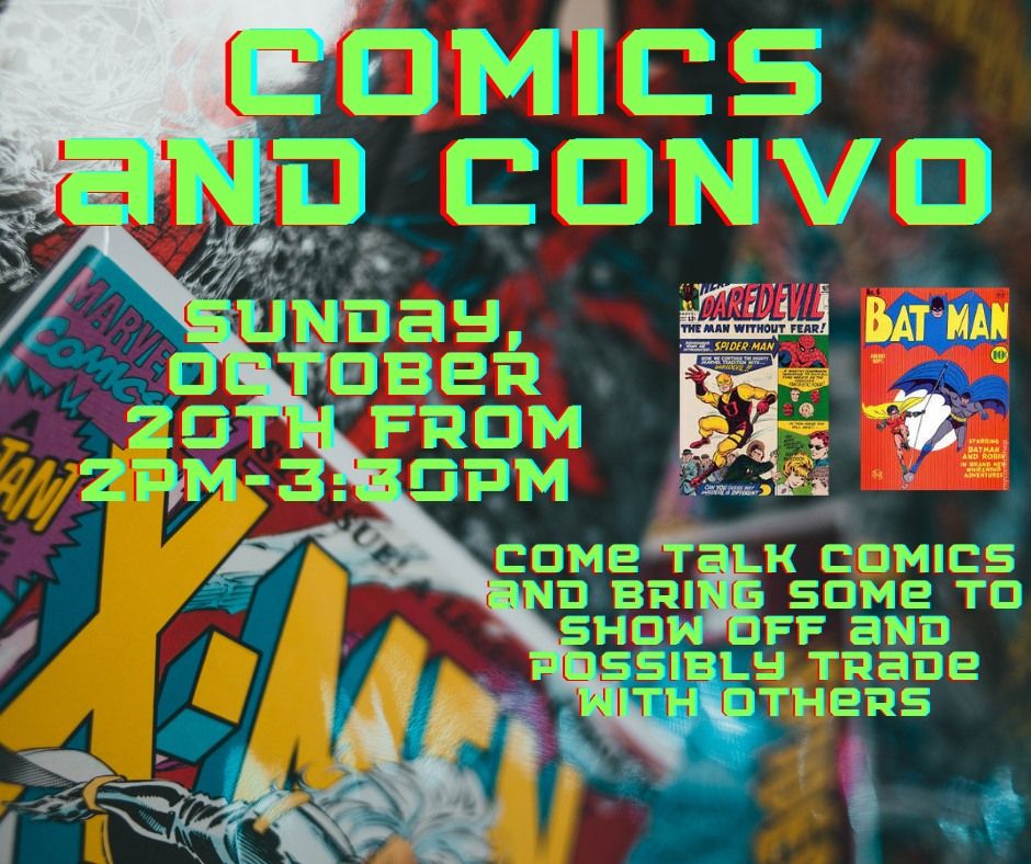 Comics N Convo in Rochester 